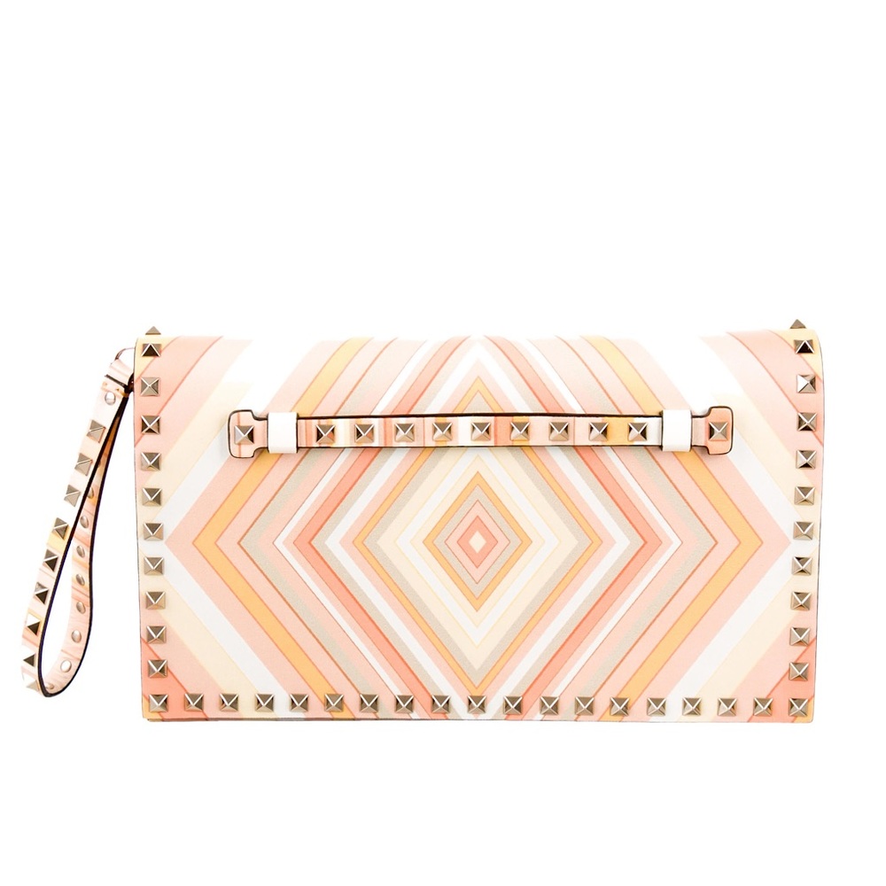 EUC limited edition Valentino rockstud navajo 1975 clutch $2,175
